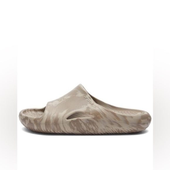 CROCS Shoes - Crocs Women's Brown Mellow Marbled Slide